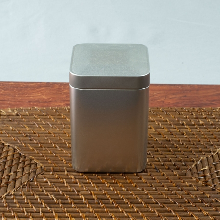 Square Stainless Steel Tea Tin