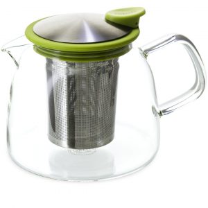 Bell glass teapot 24oz - lime