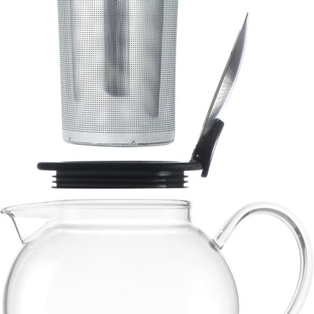 Glass Teapot with Basket Infuser 15 oz