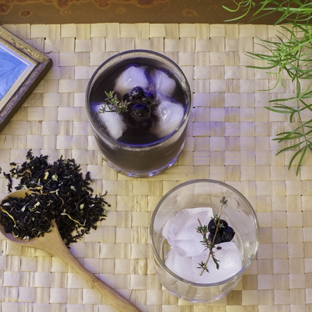Buy Online - USDA Certified Organic Summer Thyme Tea with Organic Black Tea, Organic Lemon Thyme, Organic Calendula, Natural Blueberry and Peach Flavor